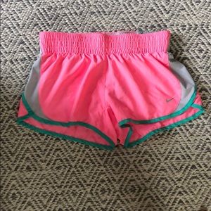 Pink Nike running tempo shorts size small